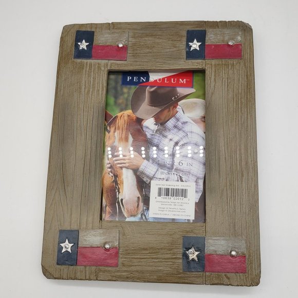 NWT BOGO 3 Dimensional Art Picture Frame 4x6 Texas Flag - Buy One Get One Free - Picture 3 of 7